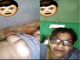 Desi Milf Shows Her Tits and Pussy to Lover on Video Call Part 1