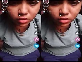 Pretty Indian Girl Shows Her Boobs on Tango Live Show Part 3