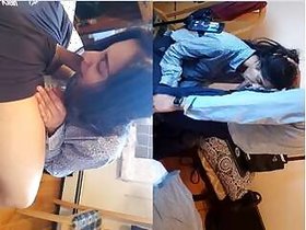 Sexy NRI Punjabi girl gives blowjob and fucks