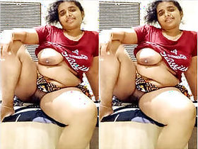 Sexy Bhabhi masturbates and fucks Part 1