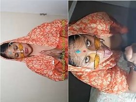 Super Horny NRI Bhabhi Gives Good Blowjob and Husband Cum On Her Face