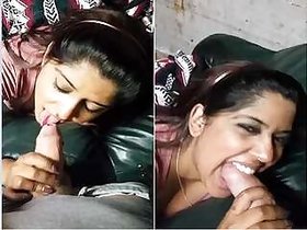 Super Hot Look NRI Girl Gives Blowjob to Lover